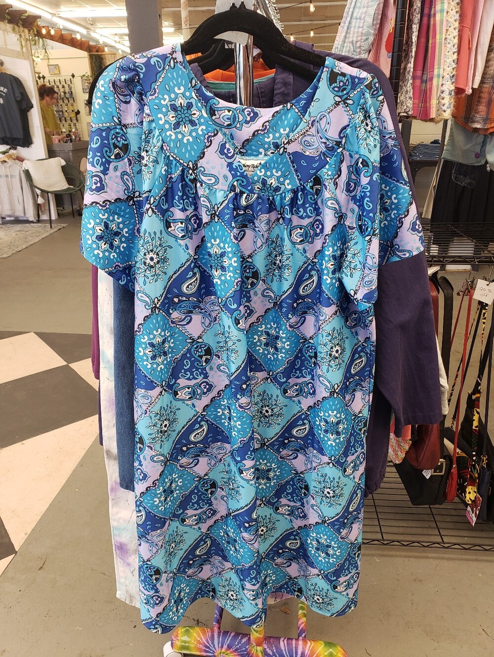 Vintage 1990s Muumuu Paisley